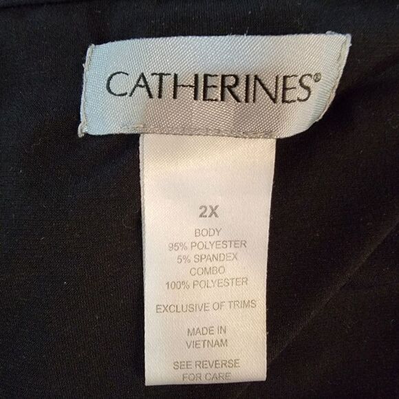 Catherines stretch jersey geometric print maxi dress size 2x - Picture 4 of 4